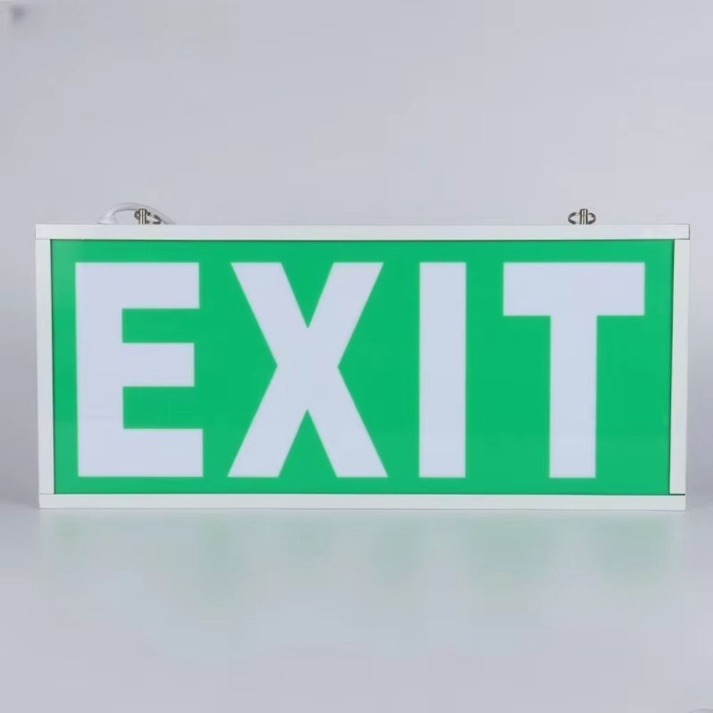 Emergency Exit Sign - 110-240V Commercial LED Emergency Sign Lamp