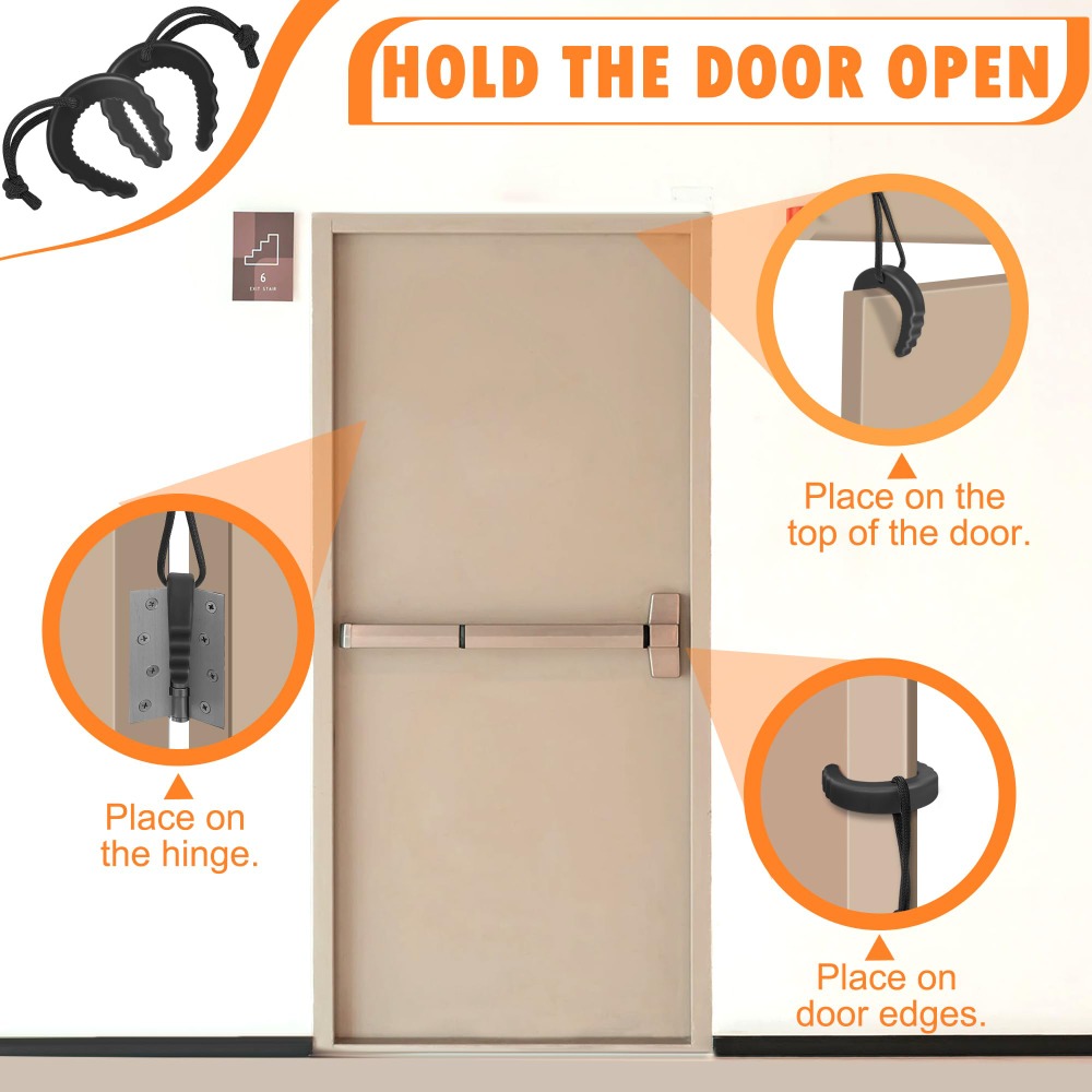 Easy to Use Rubber Door Jam Fi - огляд і ціна Door Stop Alarm