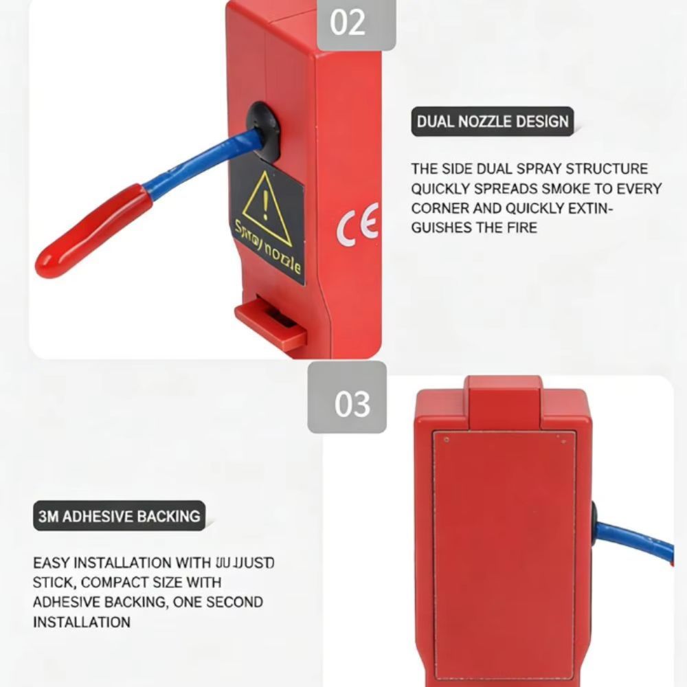 Dual-Line Design Flame Retarda - огляд і ціна Fire Extinguisher Small