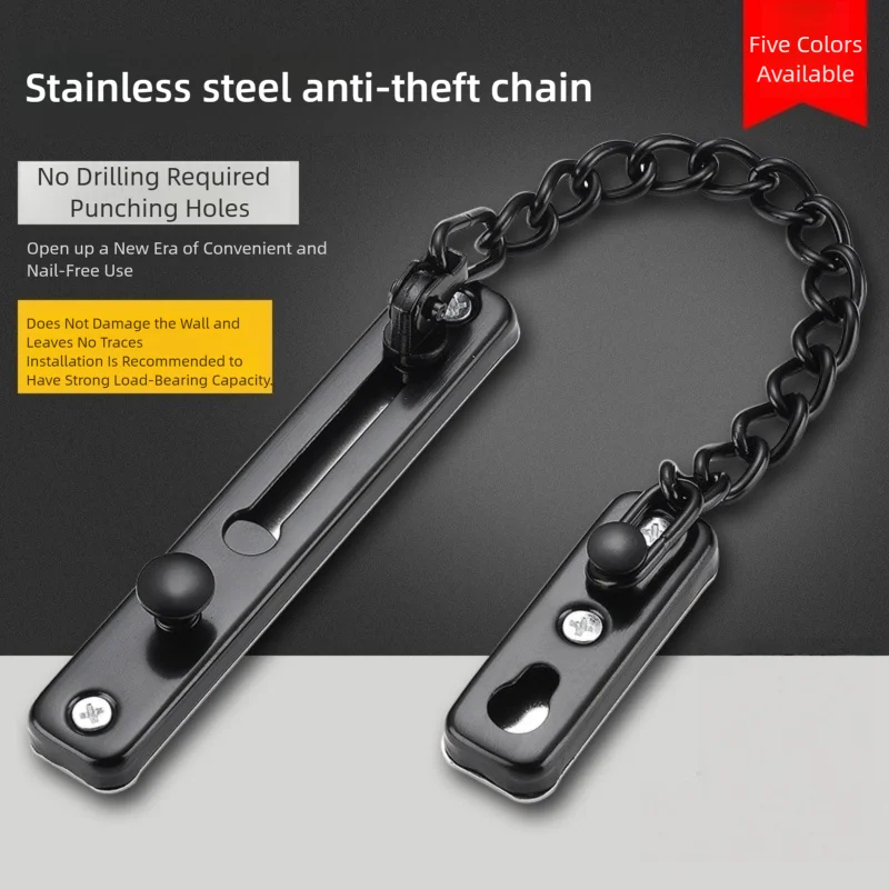 Heavy-Duty Polished Press Latc - огляд і ціна Security Chain Door