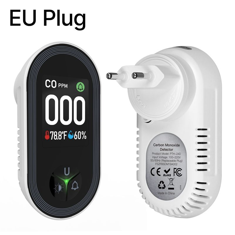 Built-In CO Monitor Alarm Soun - огляд і ціна Co Detector Plug