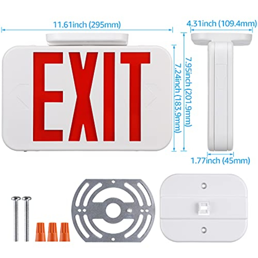 LED Exit Sign, Emergency Exit  - огляд і ціна Emergency Exit Sign