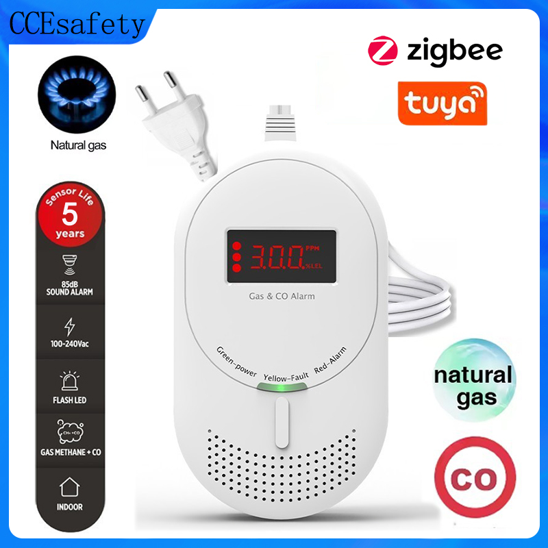CCEsafety Zigbee Tuya Gas CO D - огляд і ціна Co Detector Plug