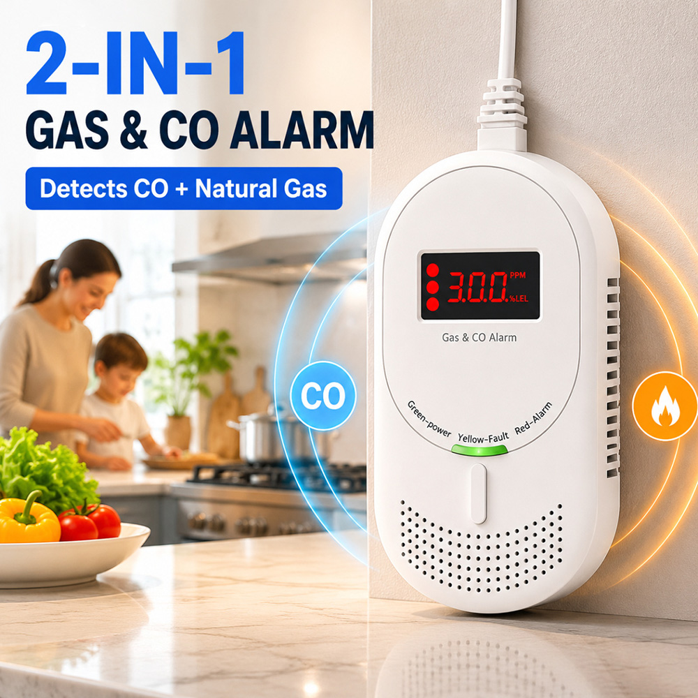 CCEsafety Zigbee Tuya Gas CO D - огляд і ціна Co Detector Plug