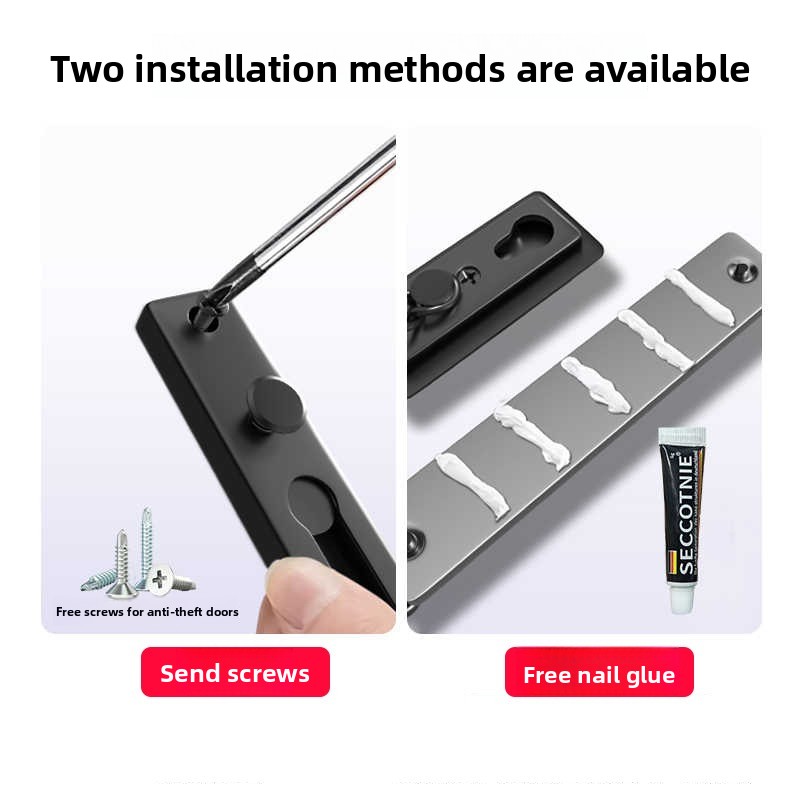 No Drill Stainless Steel Secur - огляд і ціна Security Chain Door
