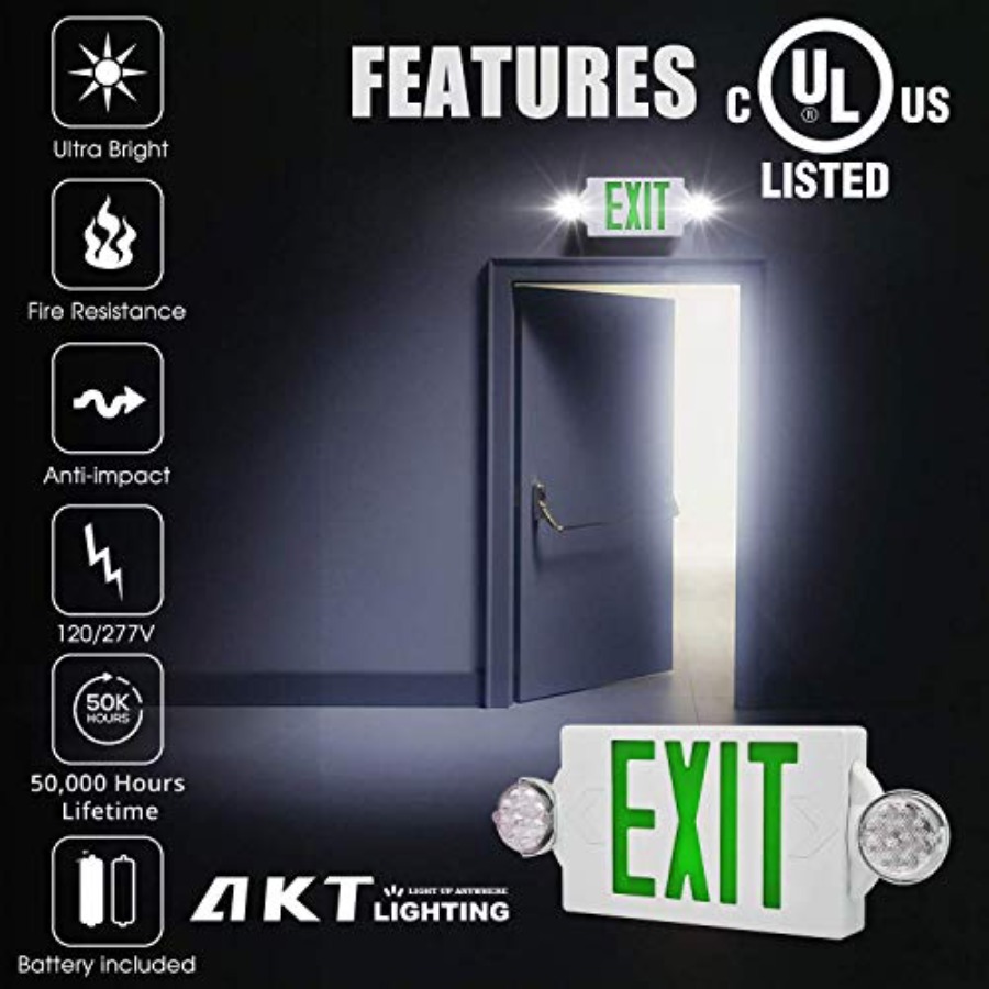 Emergency Exit Light, Adjustab - огляд і ціна Emergency Exit Sign