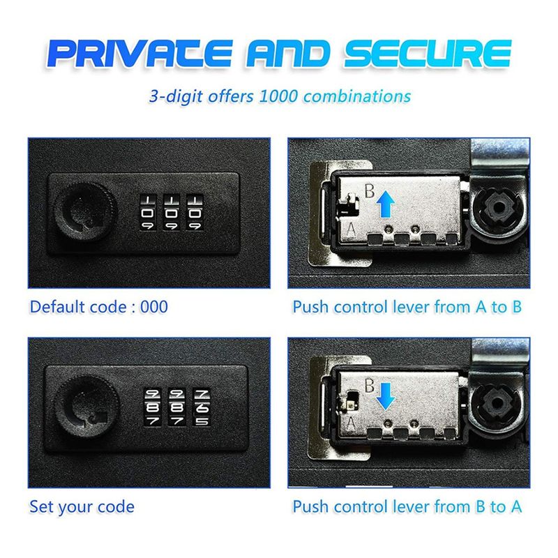 A92Z Combination Key Cabinet 2 - огляд і ціна Lockbox Key Secure