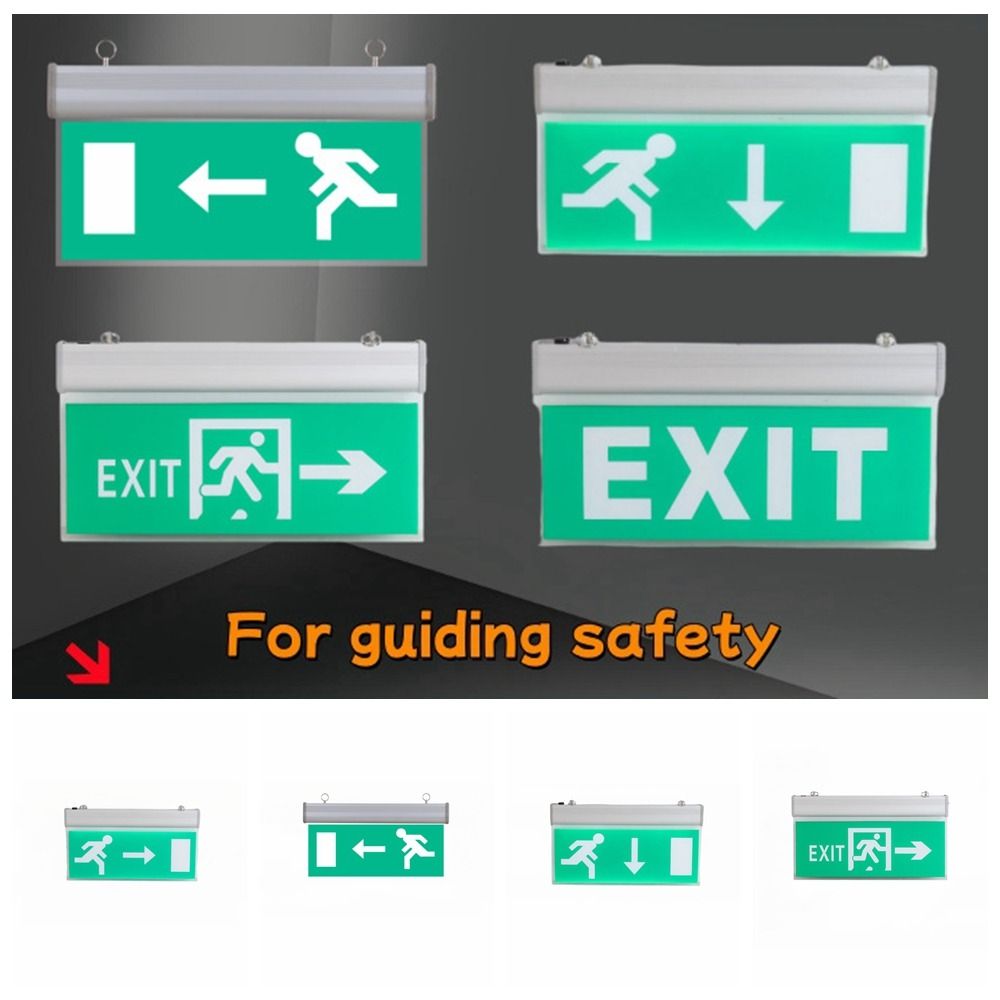 110-240V Commercial LED Emerge - огляд і ціна Emergency Exit Sign