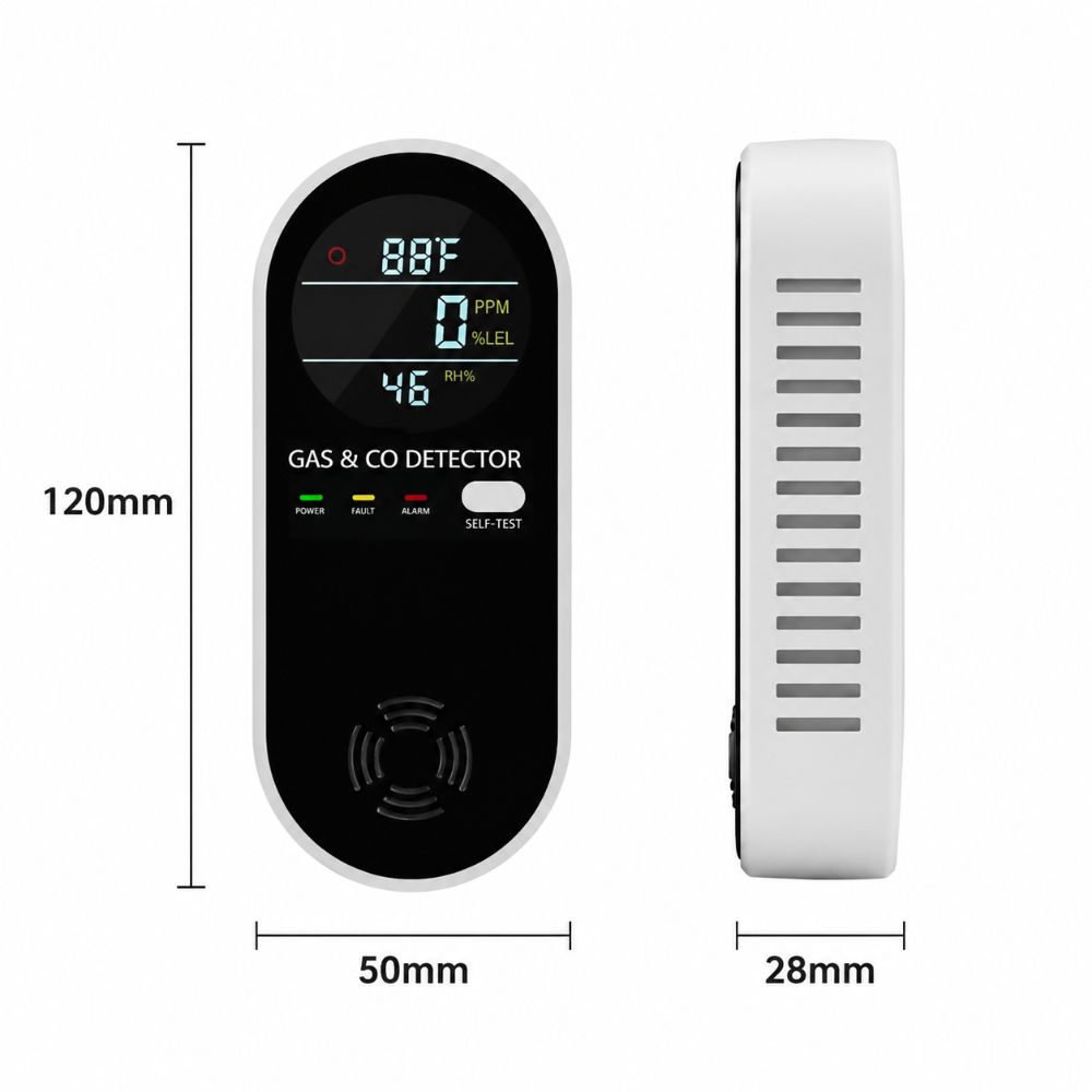 4 in 1 LED Display Gas Detecto - огляд і ціна Co Detector Plug
