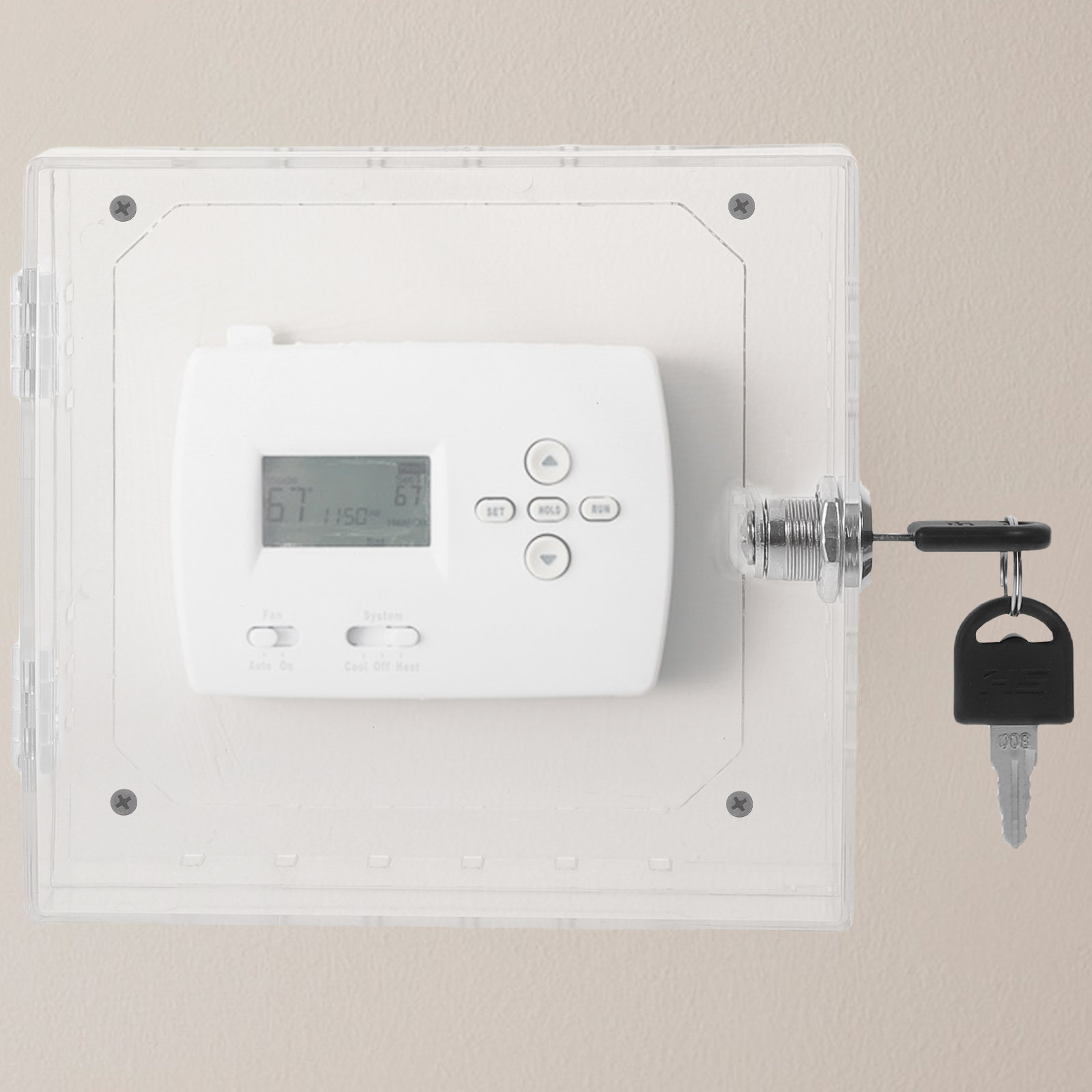 Lock Key Acrylic Thermostat Lo - огляд і ціна Lockbox Key Secure