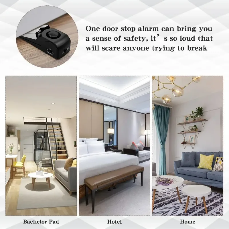 ZEXEF mini security protection - огляд і ціна Door Stop Alarm