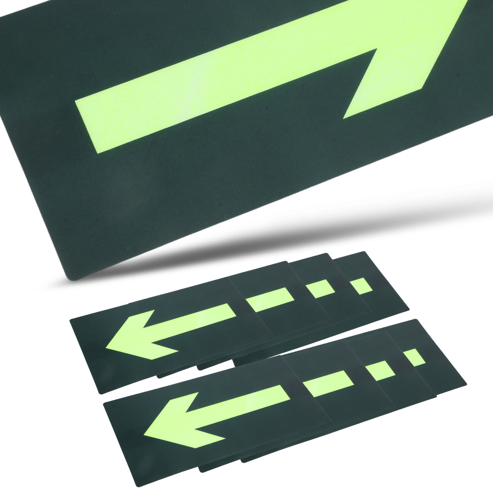 8Pcs Waterproof Glow in The Da - огляд і ціна Emergency Exit Sign