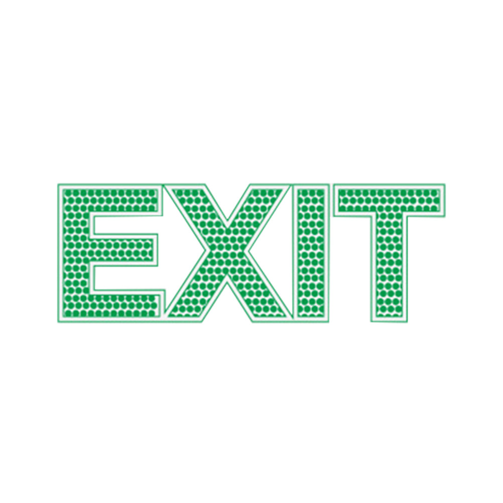 Exit Wall Safety Sticker Nocti - огляд і ціна Emergency Exit Sign