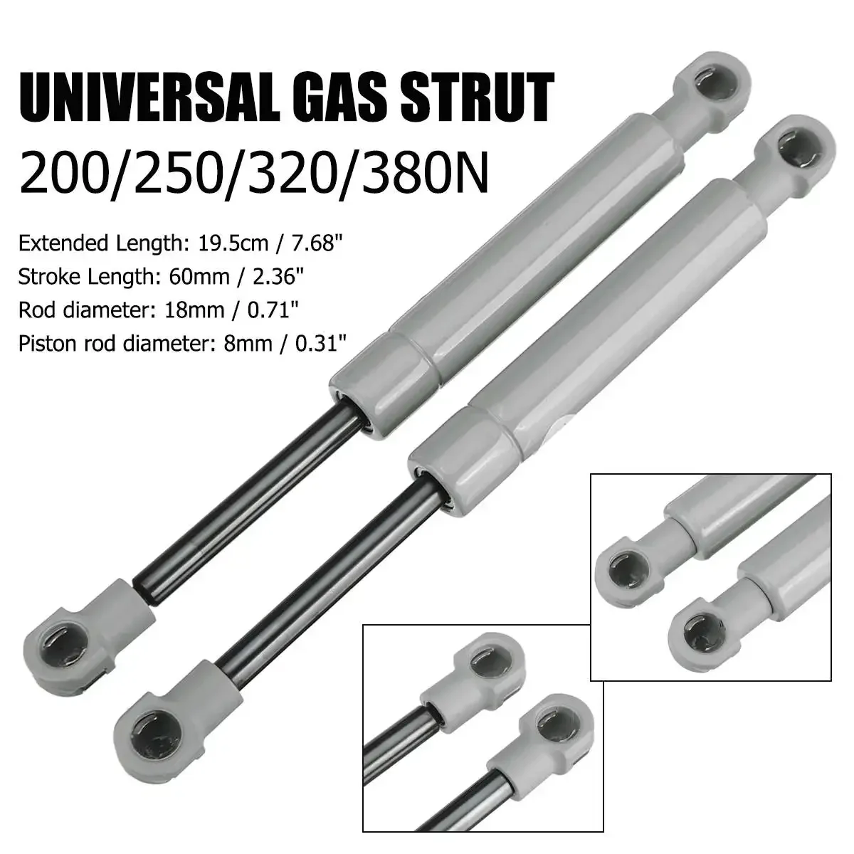200-380N 195mm 8mm for RV Bed  - огляд і ціна Window Lock Bar
