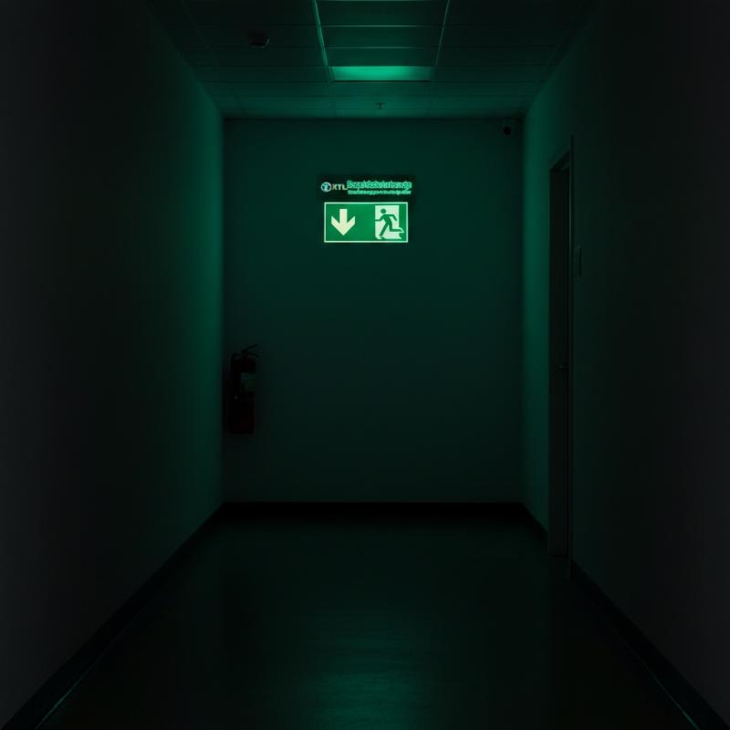 1 Sheet Glow-In-The-Dark Safet - огляд і ціна Emergency Exit Sign