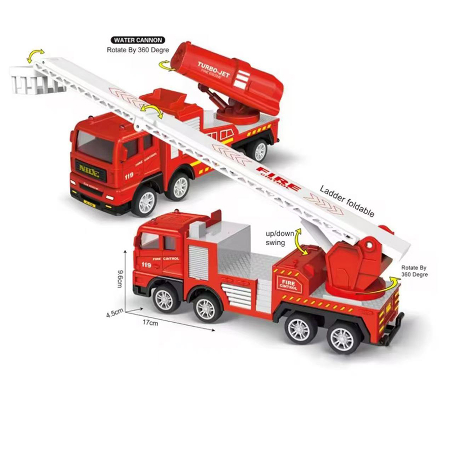 1pc-Alloy Fire Truck 1:32 Simu - огляд і ціна Fire Escape Ladder