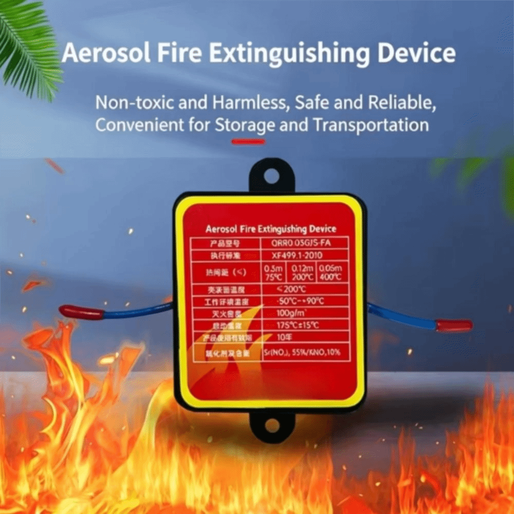 Dual-Line Design Flame Retarda - огляд і ціна Fire Extinguisher Small